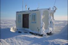 Scientists constructed this monitoring station in remote Alaska 
