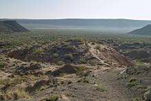 Kilbourne Hole volcanic crater in New Mexico 