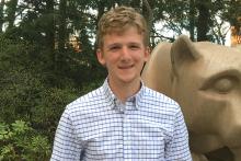 Karl P. Schneider, a Schreyer Scholar, has been selected as the College of Earth and Mineral Sciences’ science honor marshal