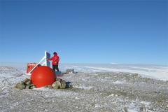 Seismic station in West Antarctica - part of the POLENET network of GPS and seismic stations