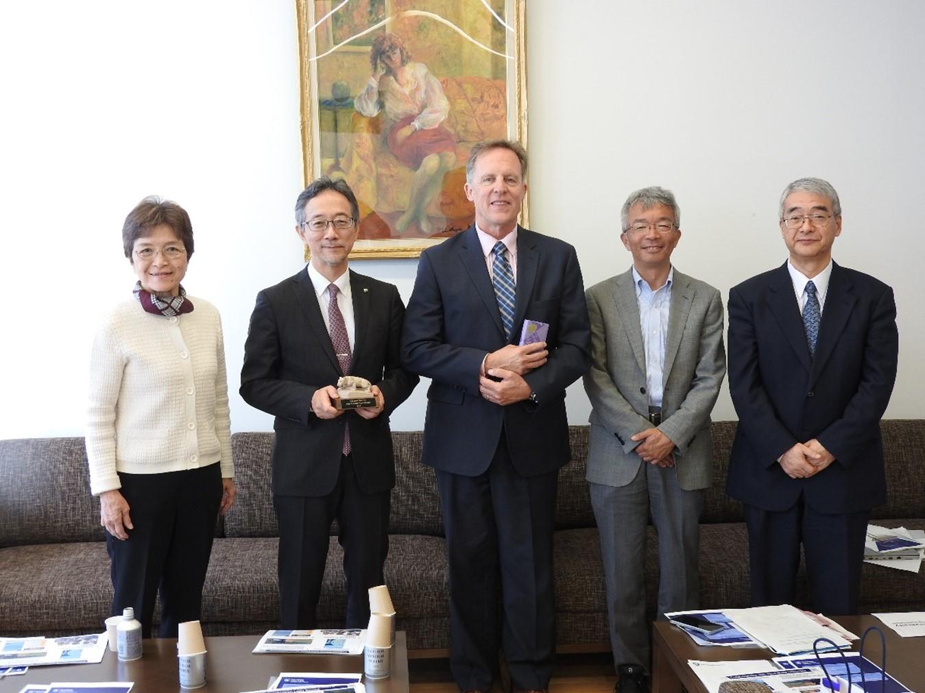 Lee Kump visited Tohoku University and met leadership on Oct. 29 and 30, 2024.