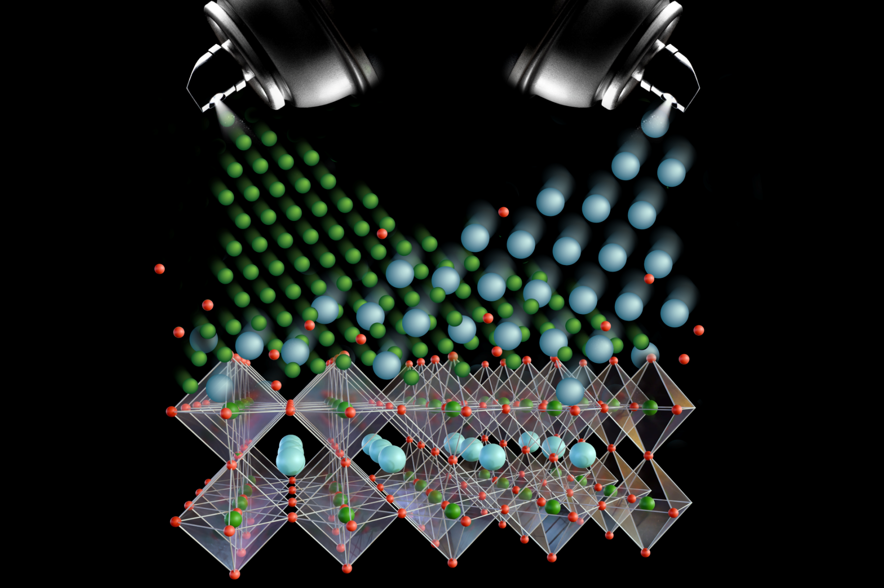 Atomic spray painting” of potassium niobate, could enable the tuning of properties of the resulting thin film