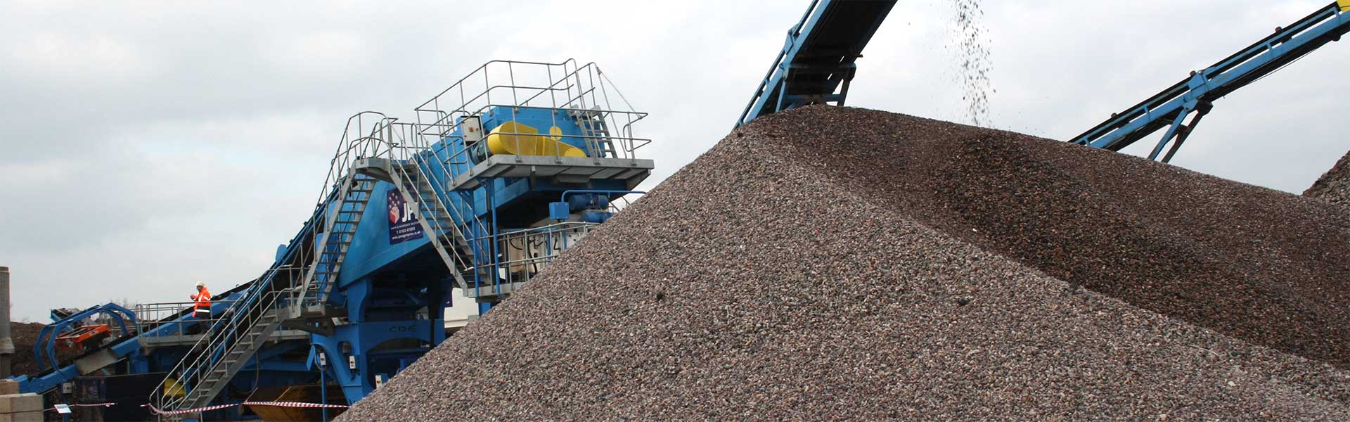 aggregate pile