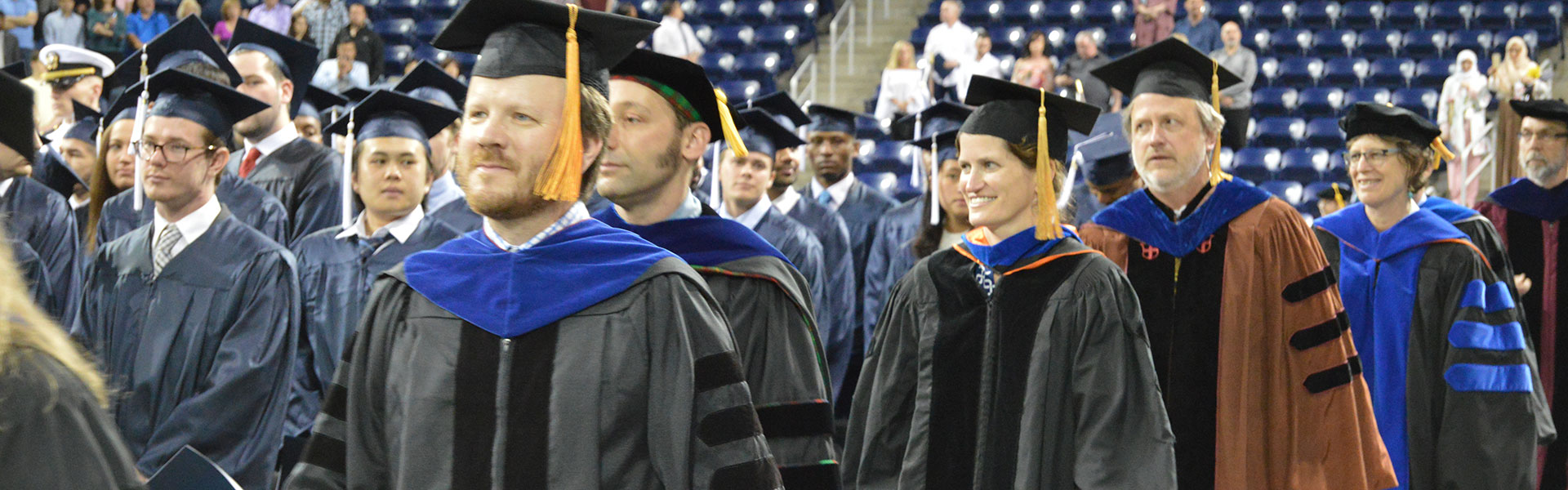 Faculty at graduation