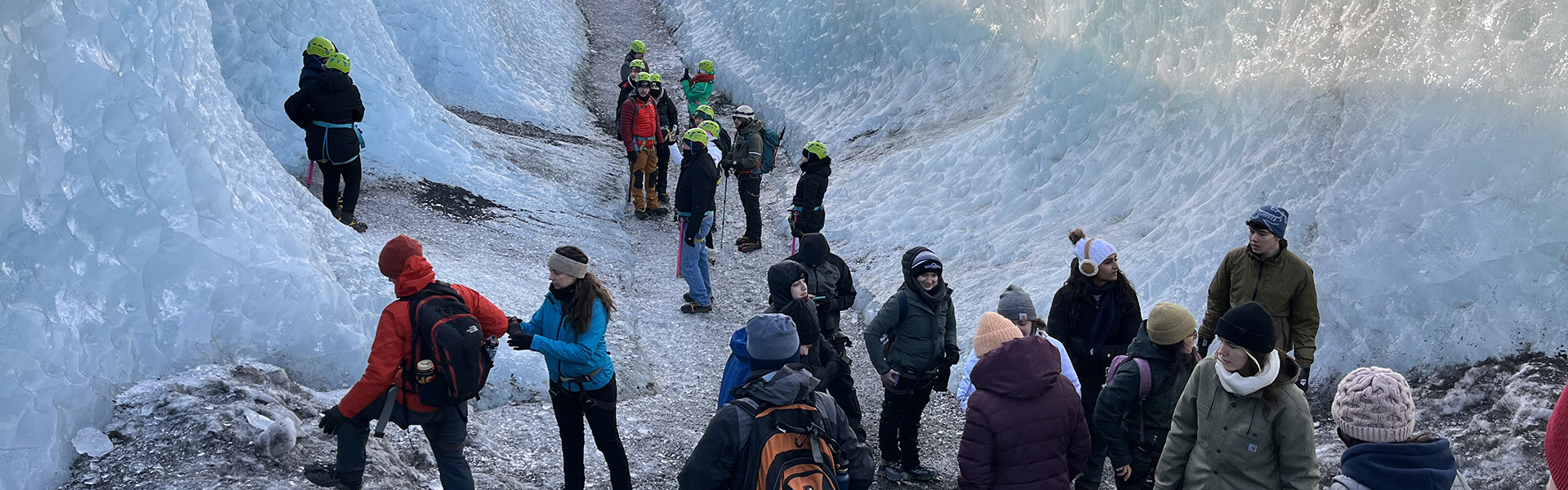 Students visit Iceland