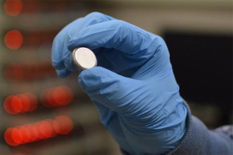 a new structure of a material that may one day replace the materials used in rechargeable consumer electronics batteries.