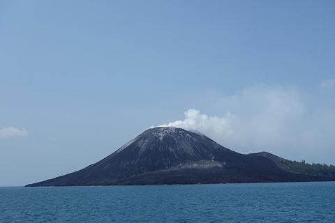 Anak Krakatau volcano in October 2013