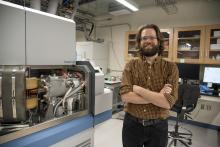 Joshua Garber, a postdoctoral scholar at Penn State, is the manager of the geochronology lab