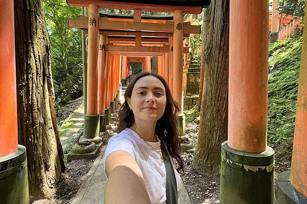 Sofia Hoffman, a third-year student at Penn State, studied abroad in Singapore